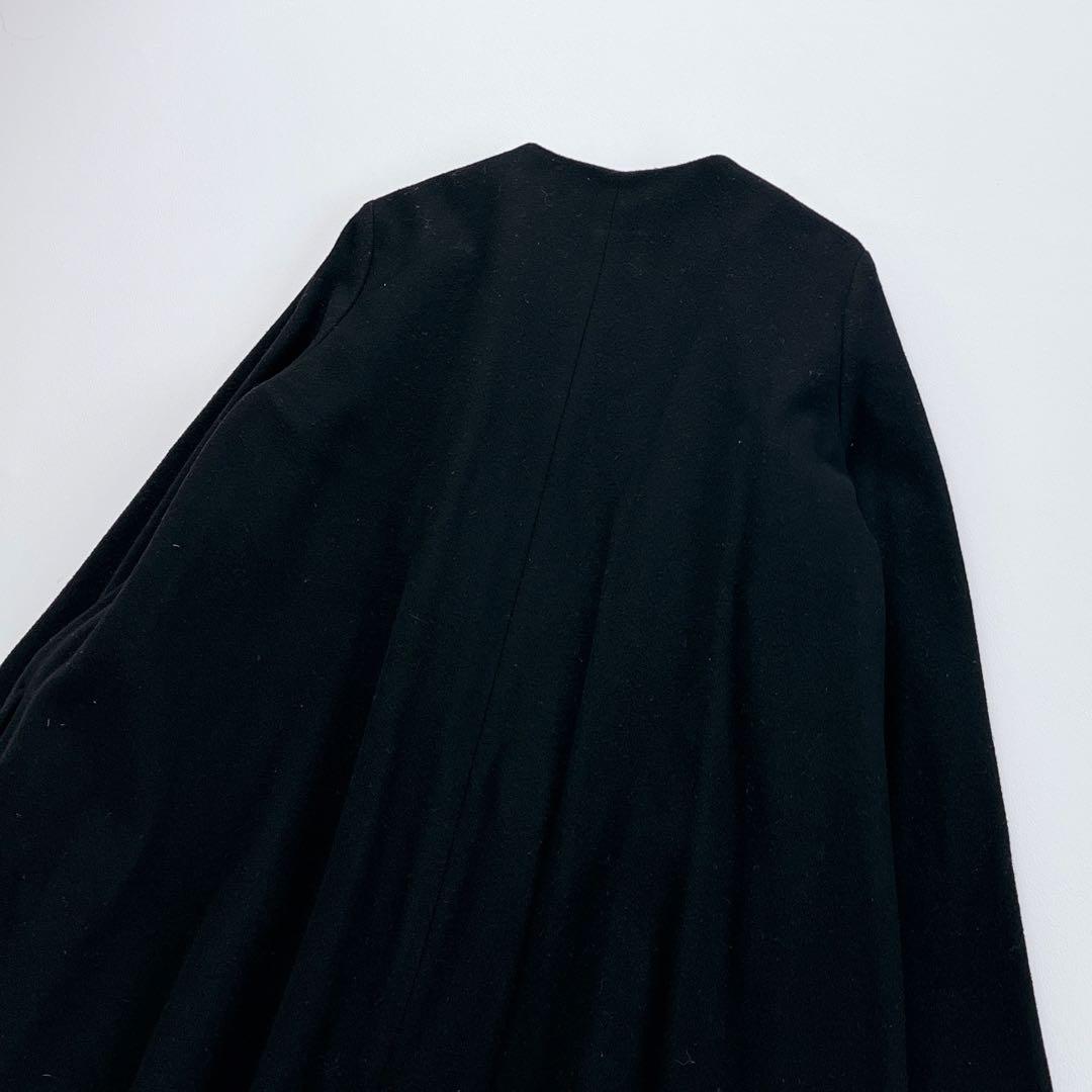 みんた 　美品✨Theory ノーカラーコート　ベルト　近年　ウール