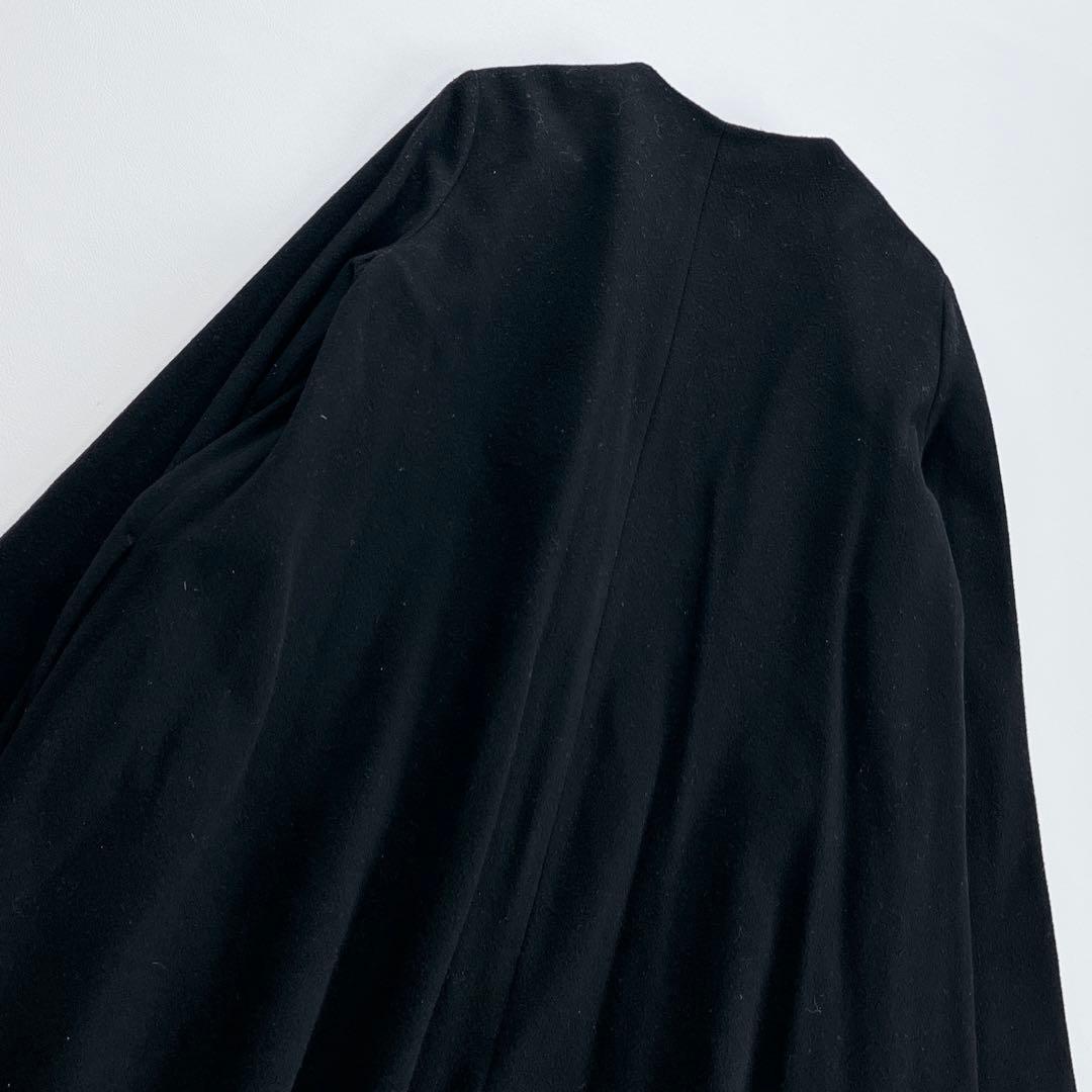 みんた 　美品✨Theory ノーカラーコート　ベルト　近年　ウール