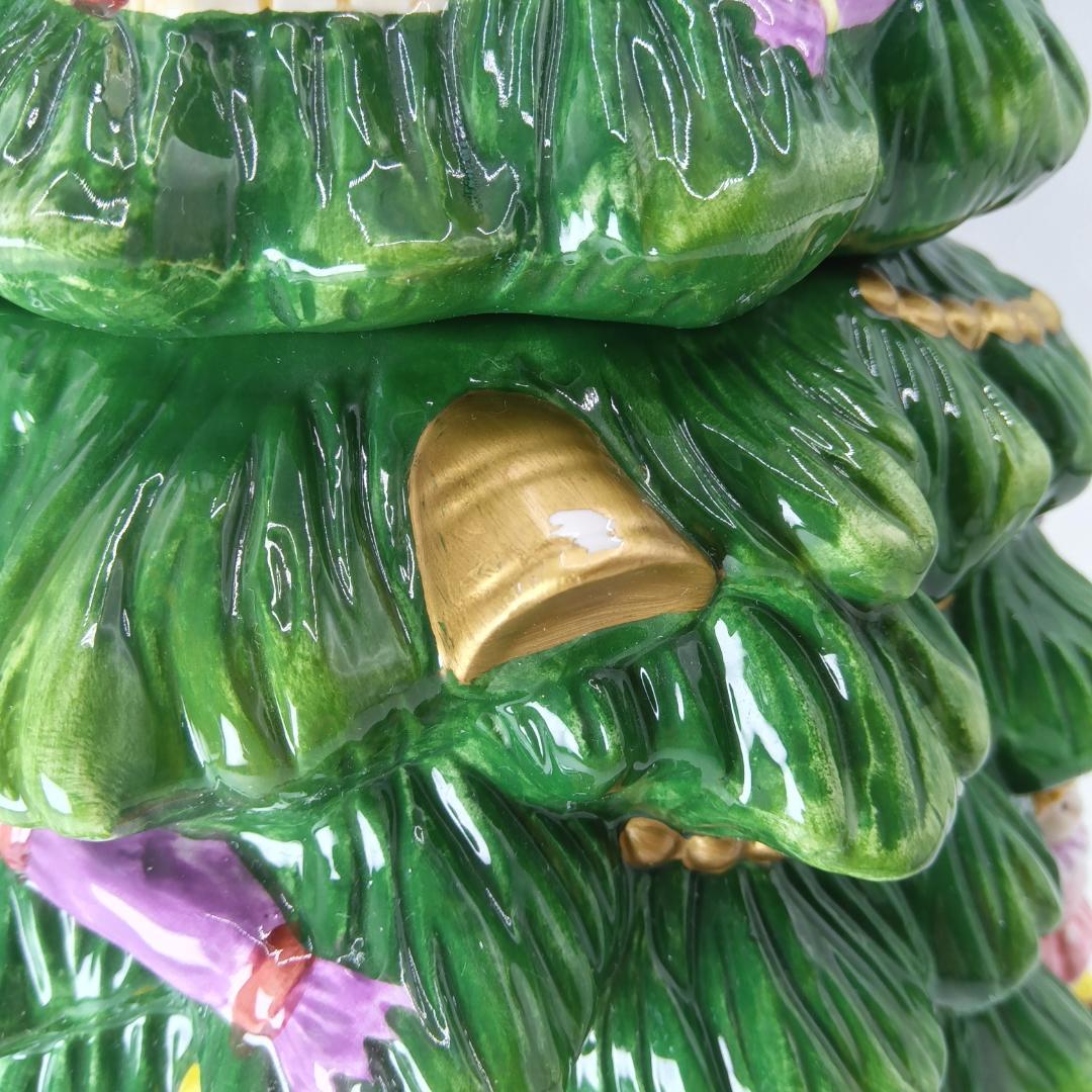 【未使用に近い】SPODE クッキー ジャー クリスマスツリー　スポード