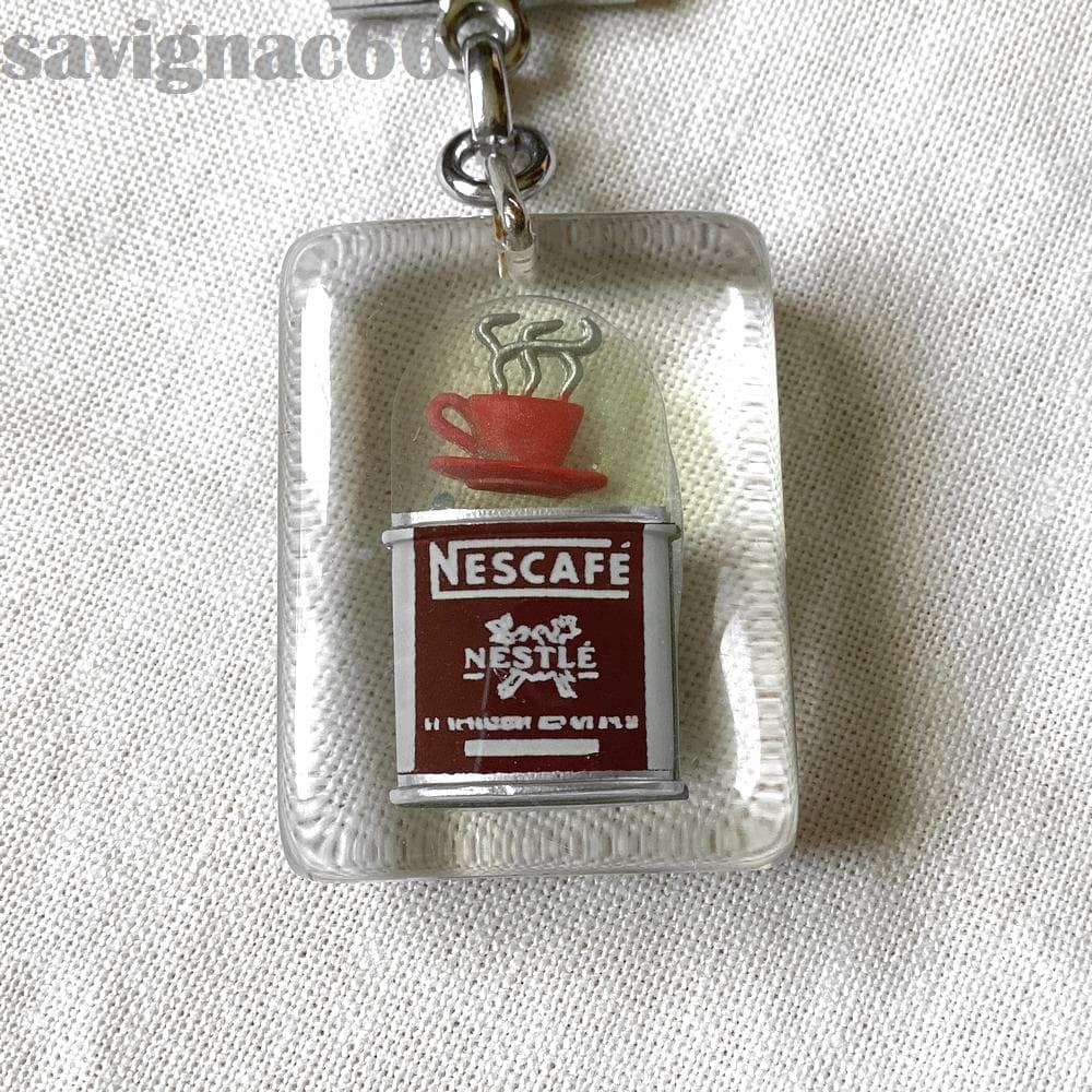 60s フレンチキーホルダー ブルボン NESTLE ネスカフェ 湯気 カップ