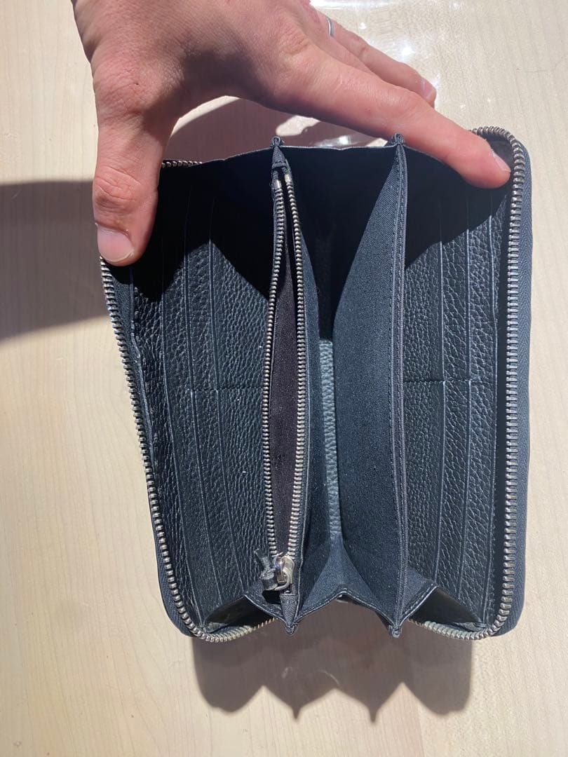 FENDI ROMA ブラックレザー長財布