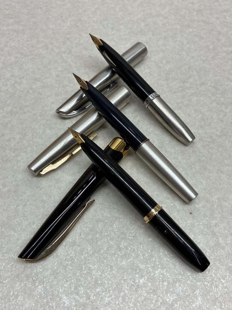 PLATINUM プラチナ万年筆 ペン先18K pilot パイロット 3本