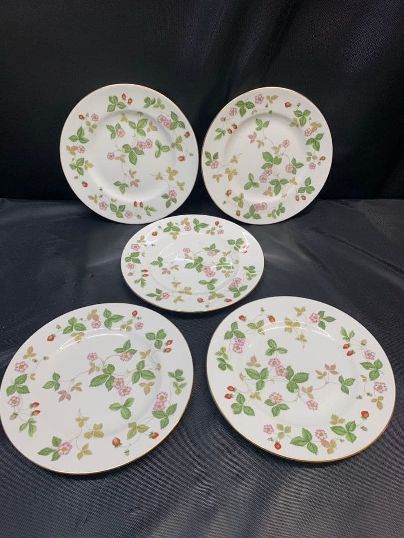 ウェッジウッド ワイルドストロベリープレート 食器 お皿5枚 M2773