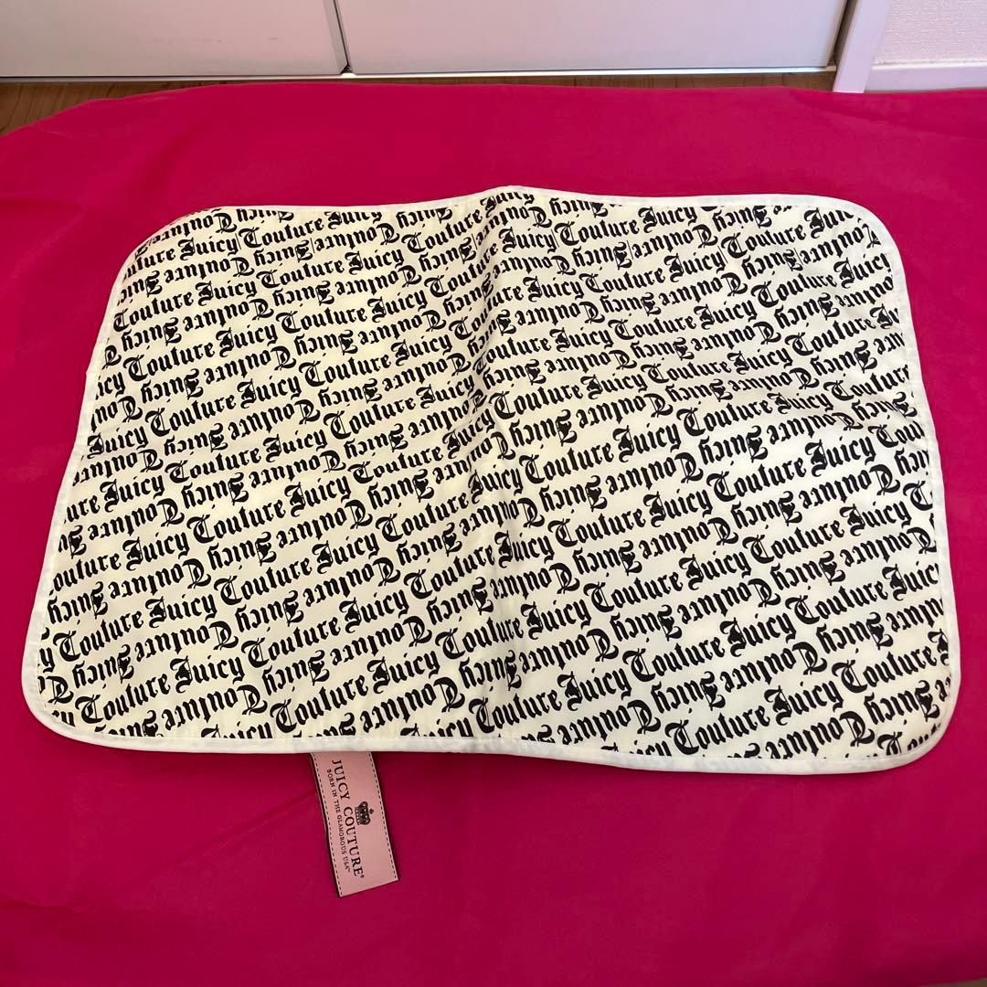 アメリカ LA JUICY COUTURE マザーズバッグ 黒 オムツ替シート付