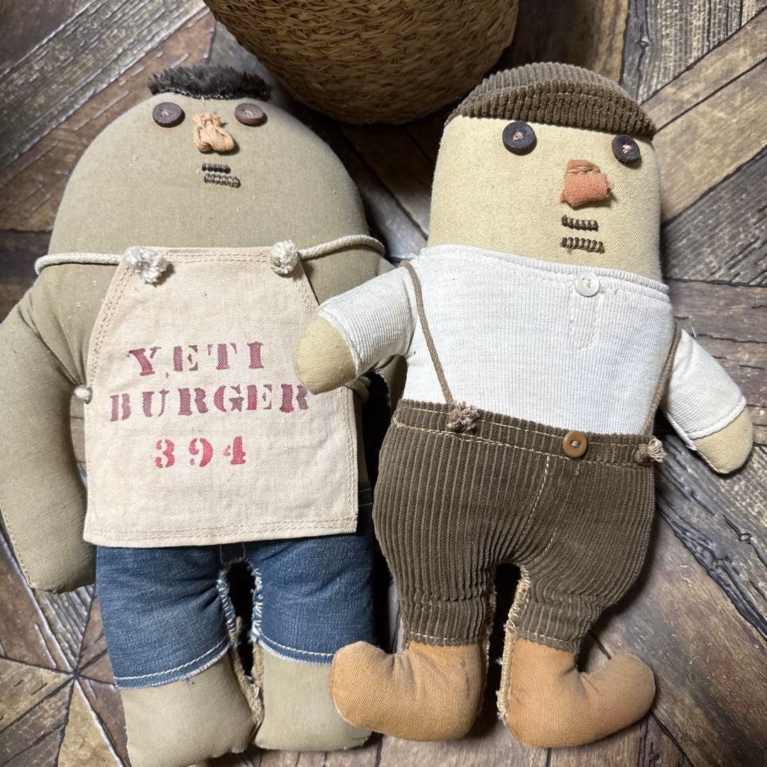 YETI BURGER 394 ぬいぐるみ2点セット