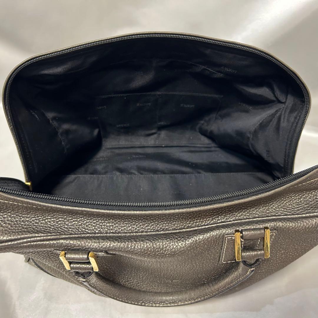 【LOEWE】ロエベ アマソナ 36 ブロンズ 刺繍ロゴ アナグラム