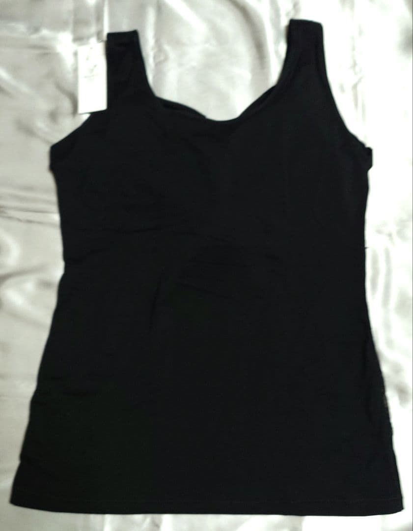 【新品未使用】BRNYピース 綿混キャッチャーカップレースブラキャミ 2点セット