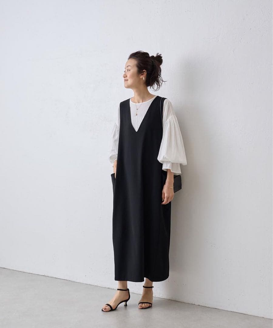 ♦︎最終価格♦︎BEARDSLEY コクーンジャンパースカート