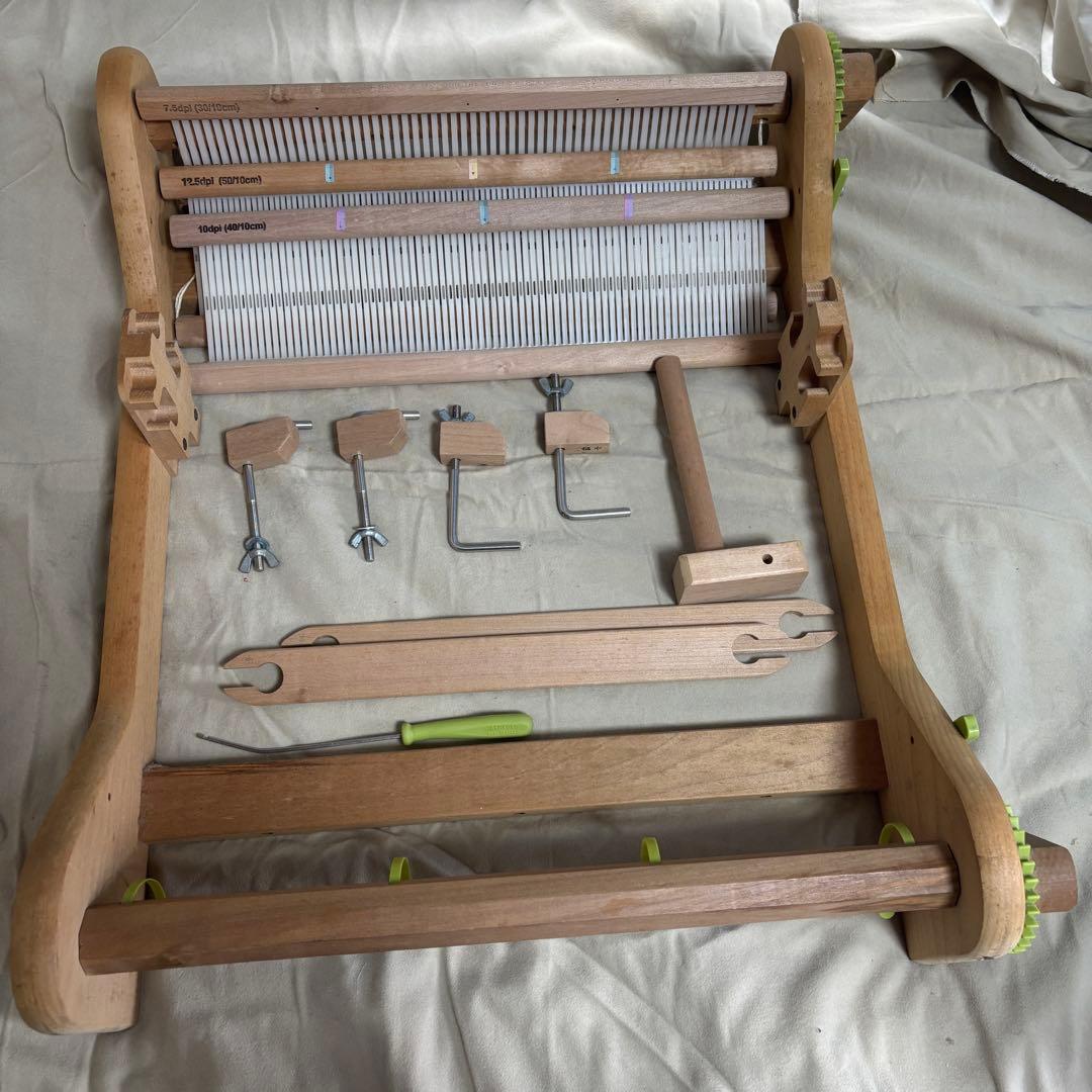 アシュフォード　卓上織り機　綜絖3枚