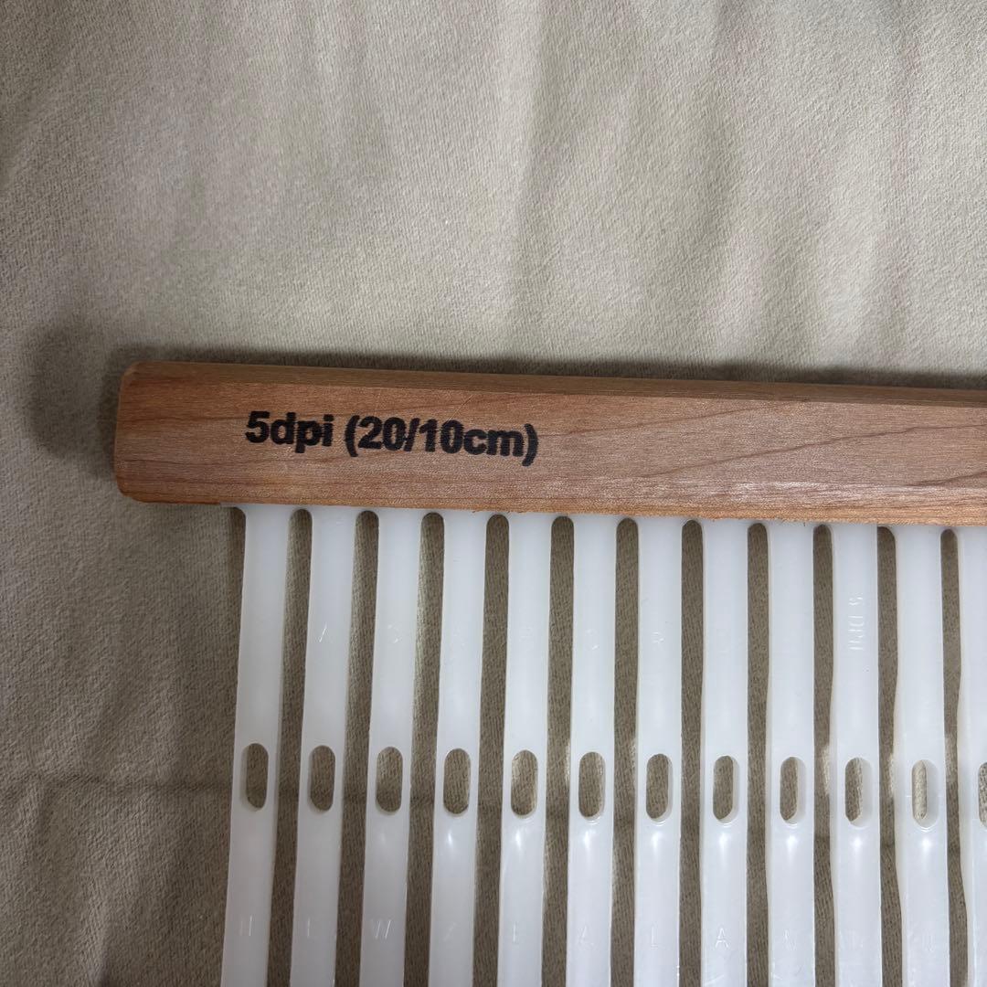 アシュフォード　卓上織り機　綜絖3枚