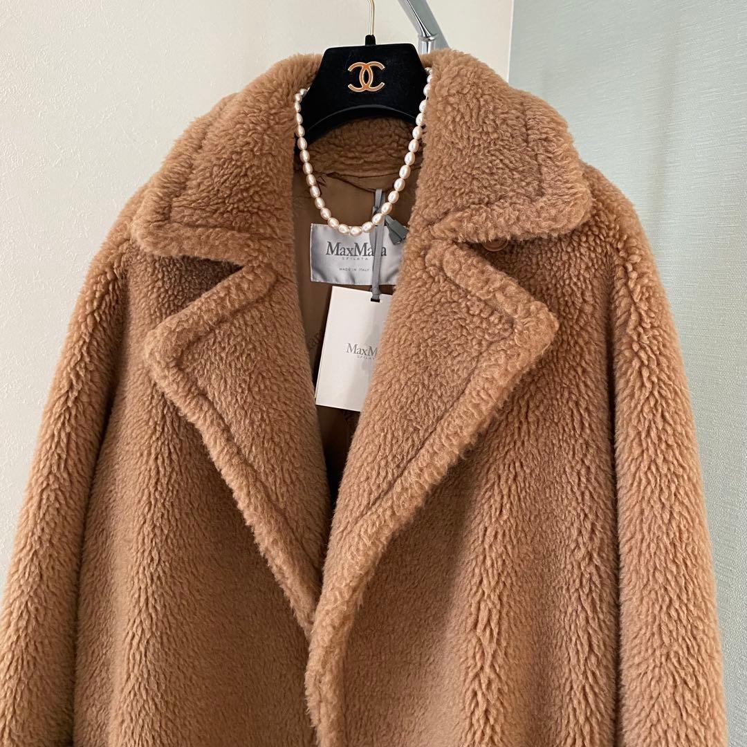 ★MaxMara マックスマーラ アイコン テディベアコート★キャメル