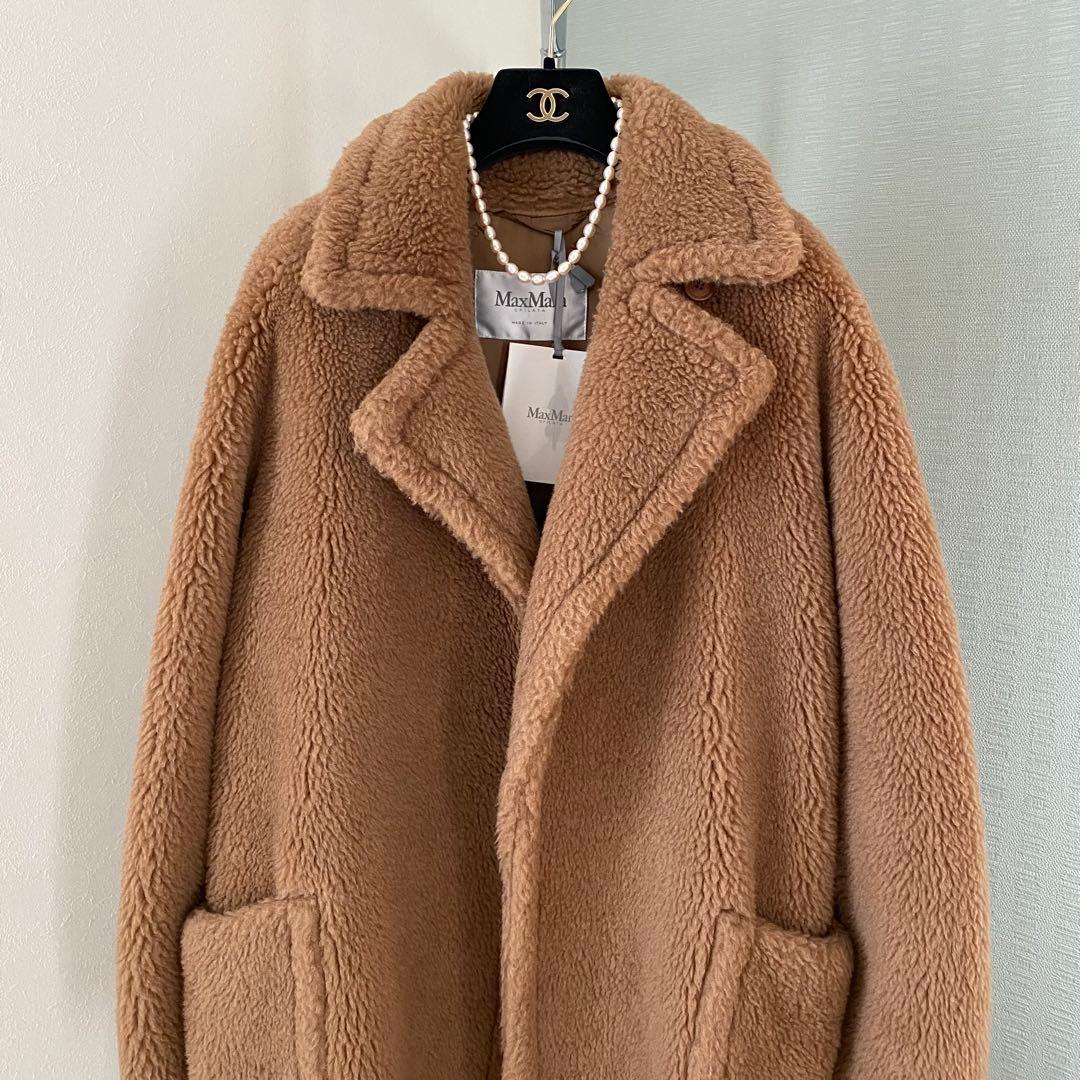 ★MaxMara マックスマーラ アイコン テディベアコート★キャメル