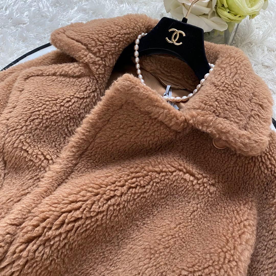★MaxMara マックスマーラ アイコン テディベアコート★キャメル