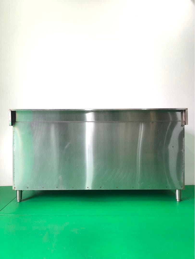 ☆地域限定送料無料☆キャビネットテーブル　幅1700 ステンレス　業務用