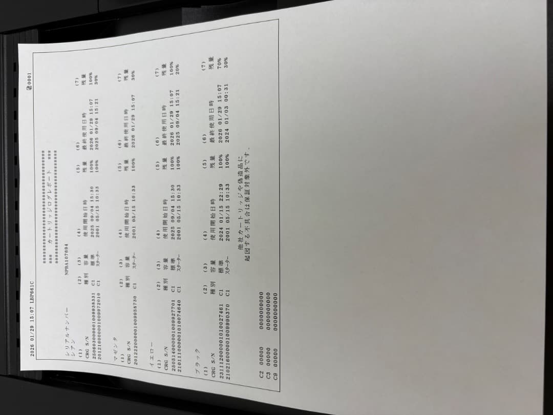 【美品】Canon Satera LBP661C