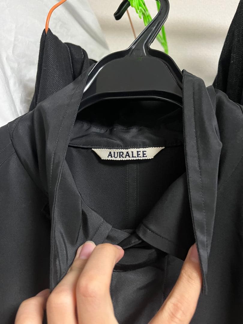 最終値下げ！AURALEE 22ssシルクポリエステルコート