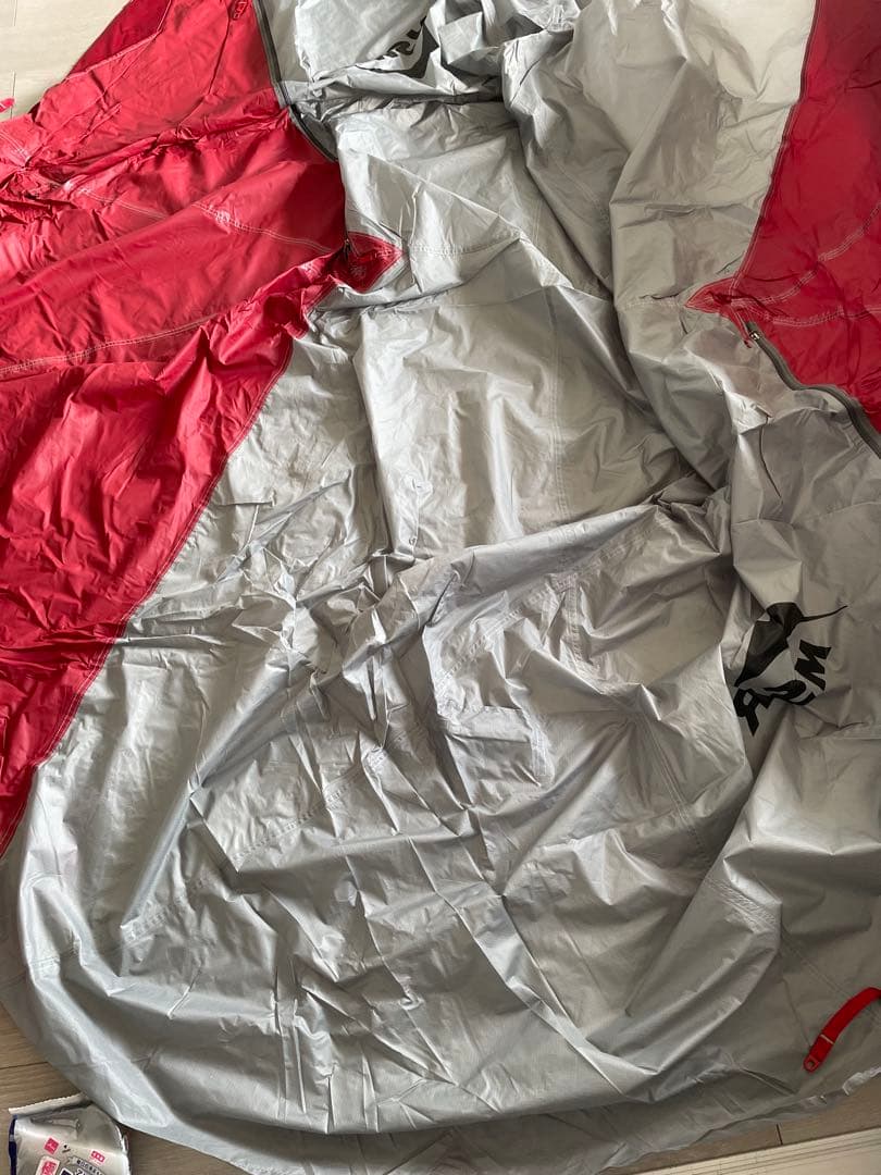 MSRエリクサー2とランデブー120タープセット アジャスタブルポール8ft付き