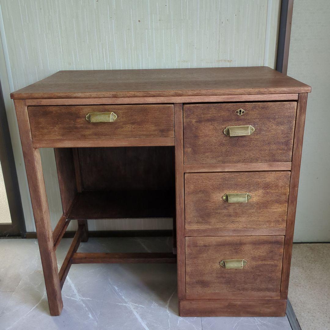 昭和5年　小振りなアンティーク机　デスク