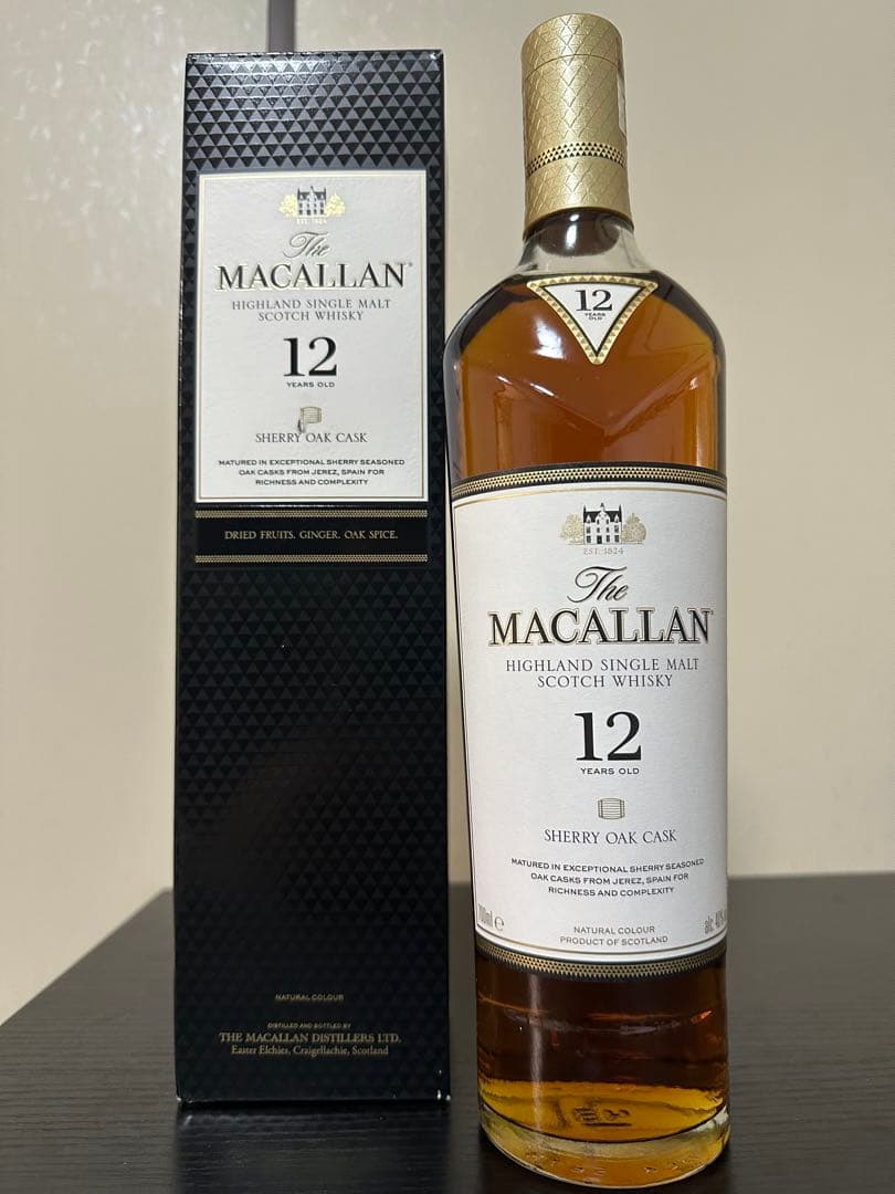 マッカラン12年シェリー 700ml 箱少し凹み