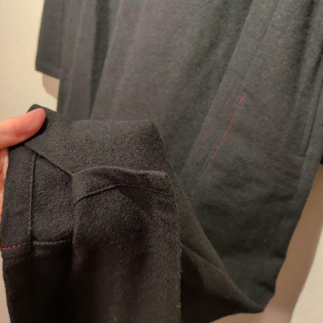 ☆新品タグ付き☆CRESCENT Aライン黒ロングウールワンピース