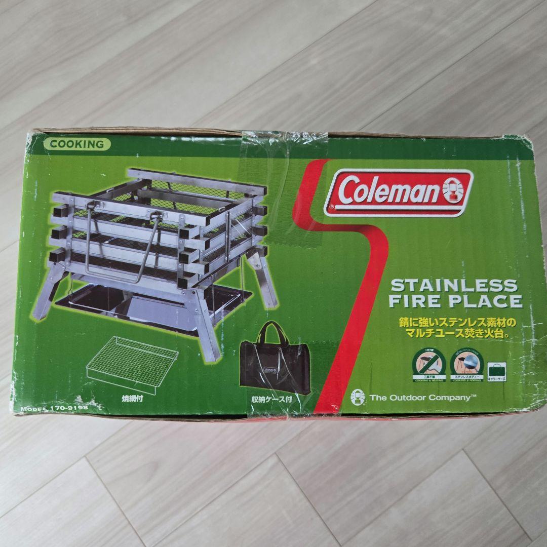 Coleman ステンレスファイアープレイス 170‑9198（箱あり・未使用）