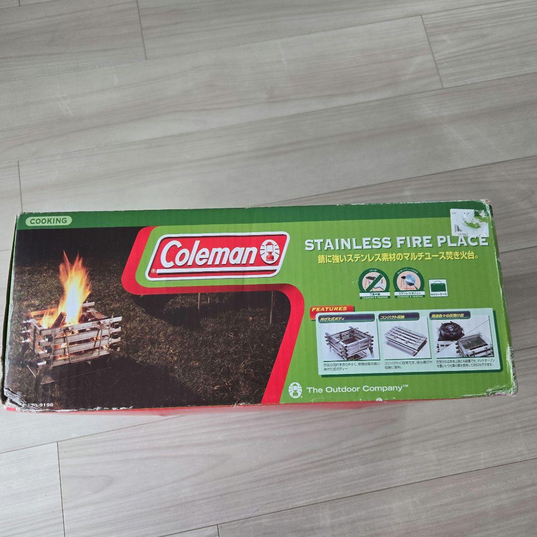 Coleman ステンレスファイアープレイス 170‑9198（箱あり・未使用）