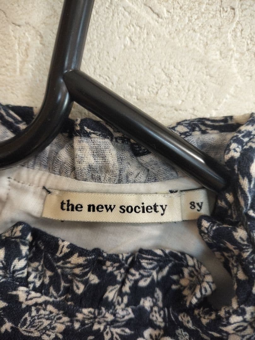 【新品】the new society 花柄ワンピース 8y