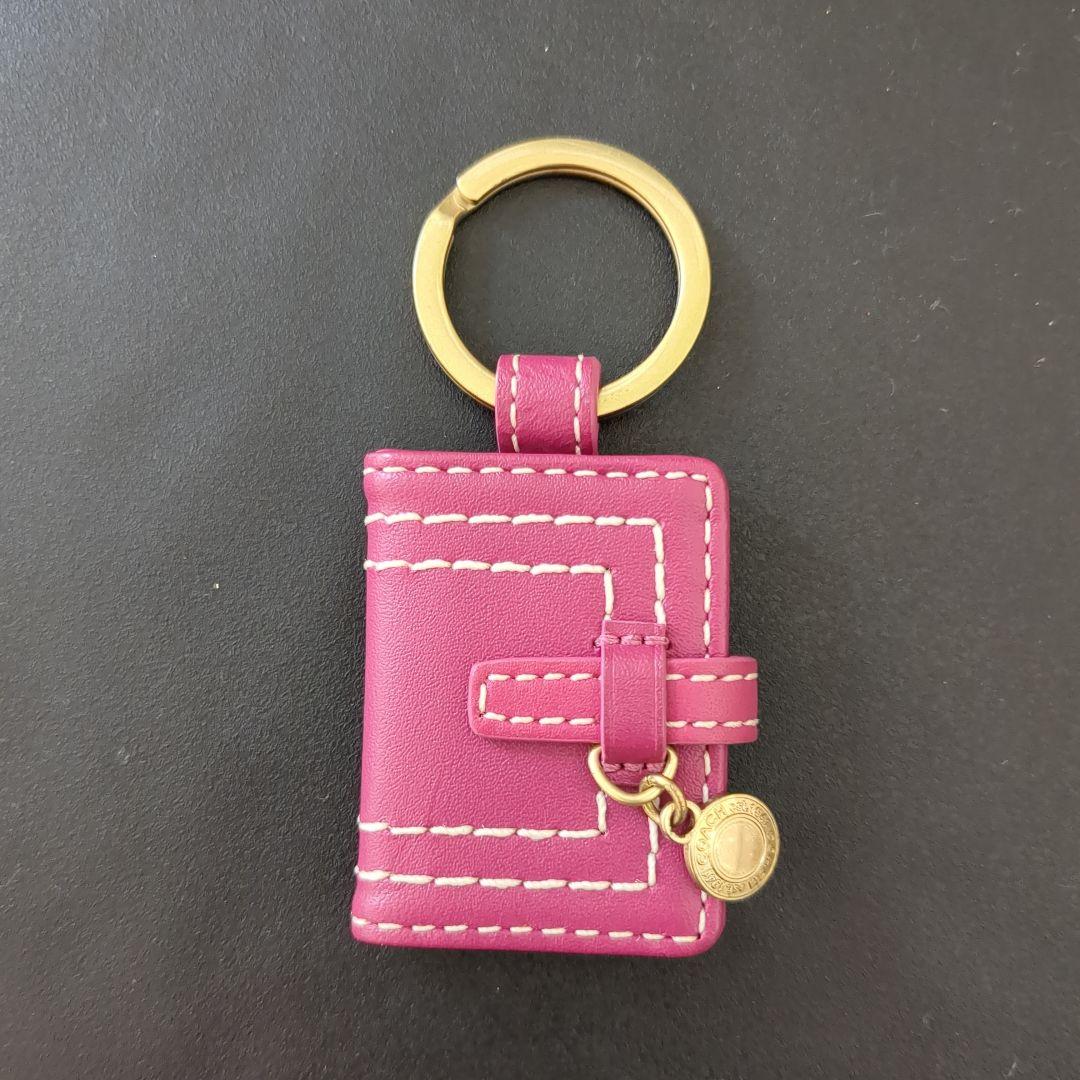 COACH コーチキーホルダー　ミニフォト
