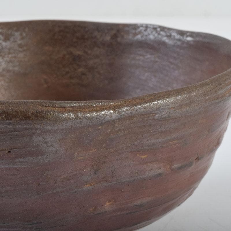 茶道具　常滑焼　滝田椿渓作　真焼　茶碗　時代箱　C　8714