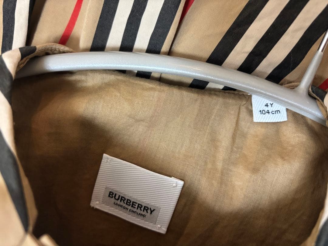 美品　バーバリー　4y104cm ノースリーブワンピース