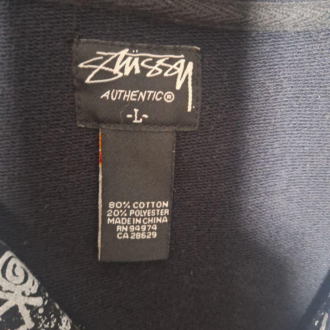 週末値下げ★ストゥーシーStussy 迷彩柄 グラフィックパーカー L