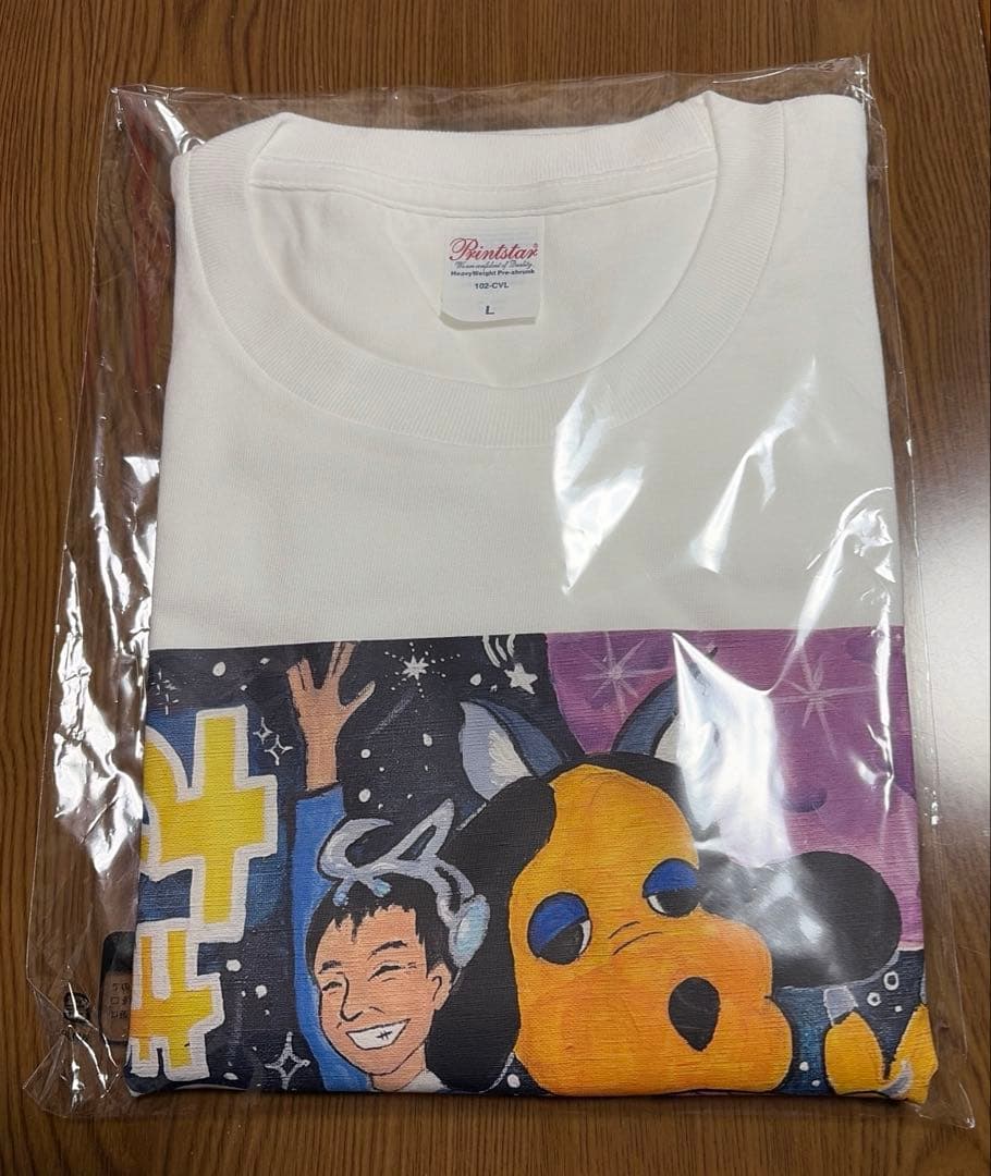 さんまのまんまXG直筆イラスト入り番組特製ロングTシャツLサイズ当選品