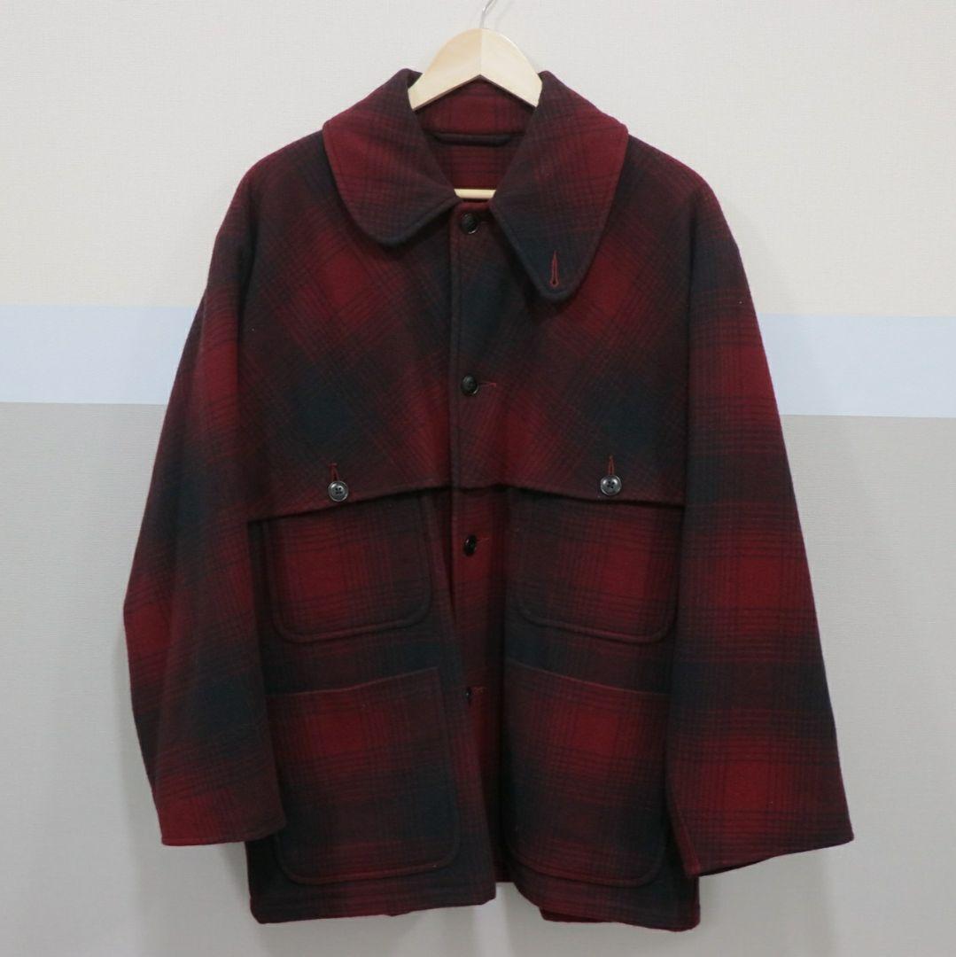 COMOLI 21AW ナッピングウールチェック マッキノウクルーザー サイズ1