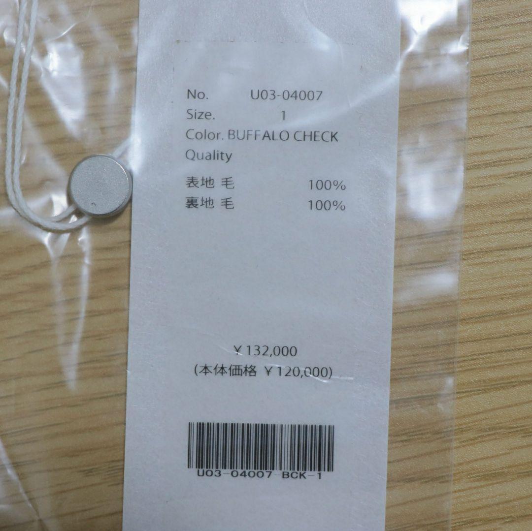 COMOLI 21AW ナッピングウールチェック マッキノウクルーザー サイズ1