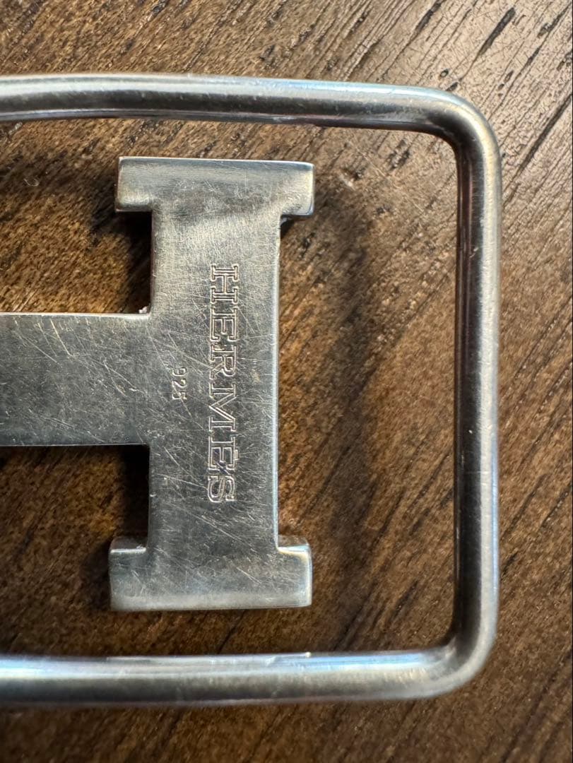 HERMES H型マネークリップ ステンレス