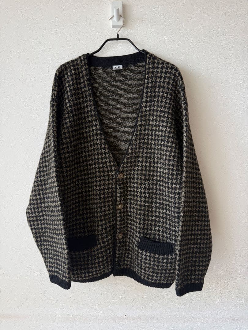 CP Company 90s前半　ハンドトゥース　カーディガン　マッシモオスティ