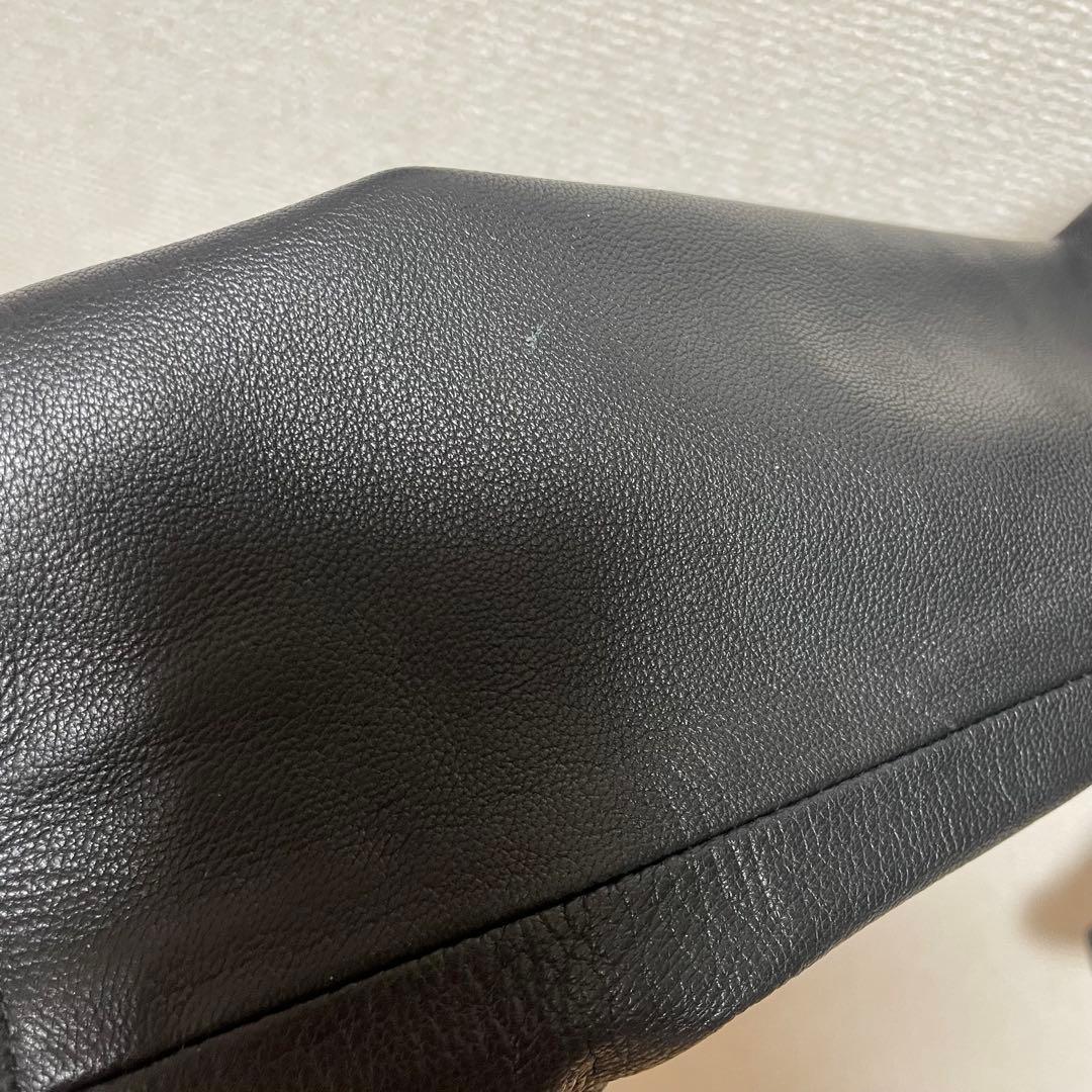 BEAMS ビームス　革ジャン　美品　メンズ　本革　黒　ブラック　羊革