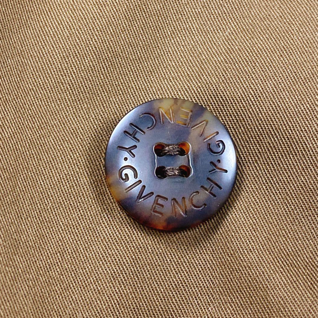 極美品 LL 大きいサイズ ジバンシー ロング ダブルトレンチコート