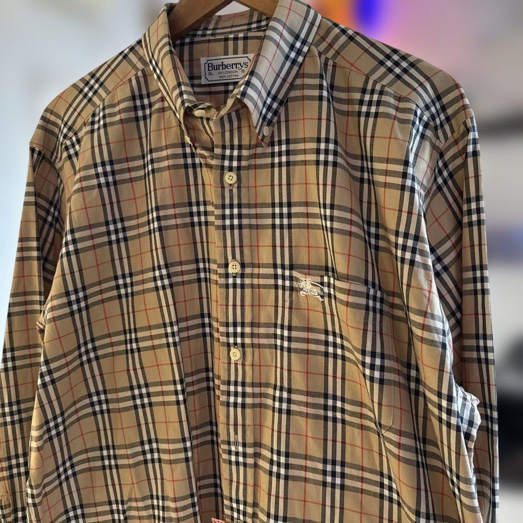 burberrys ノバチェック 長袖 シャツ
