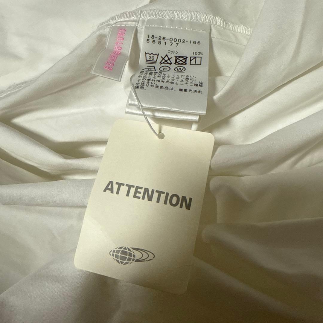 最終値下☆ 新品タグ付☆ DEAN&DELUCA ギャザーエプロンドレス