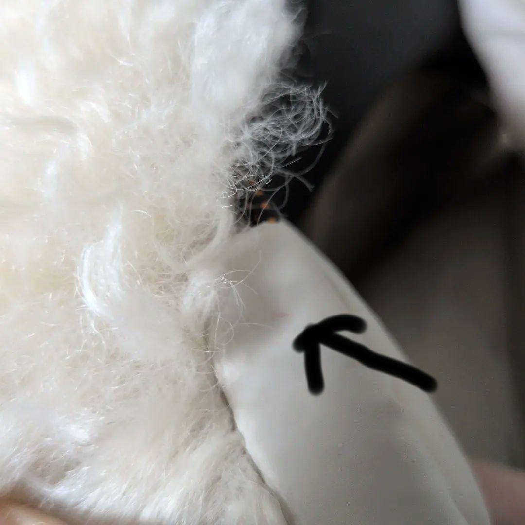 セーブザダック フェイクファーベスト