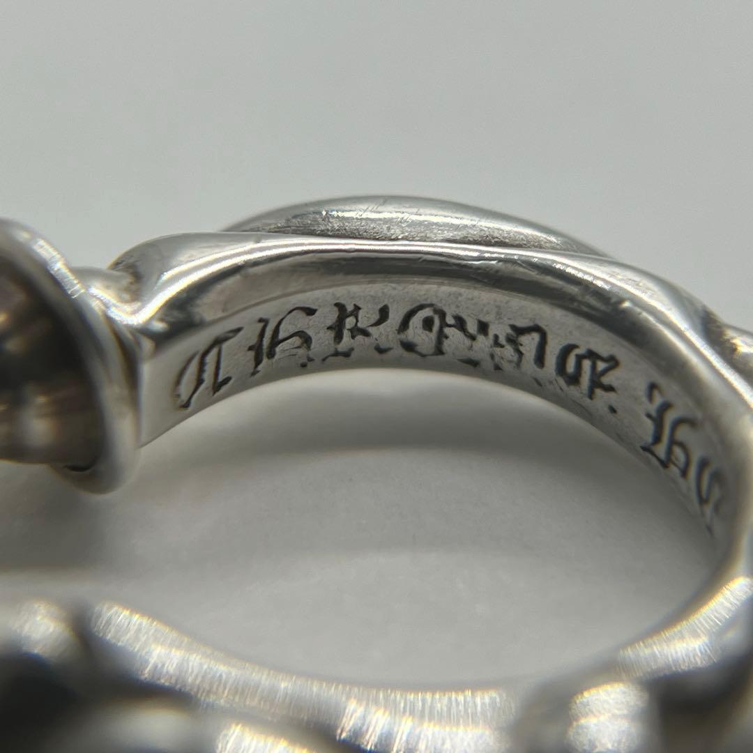 クロムハーツ CHROME HEARTS スクロール フープピアス スモール