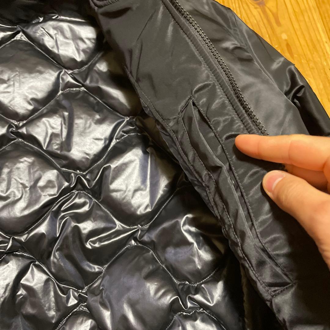 美品 UNIQLO+J ハイブリッドダウンオーバーサイズ MA-1ブルゾン　M