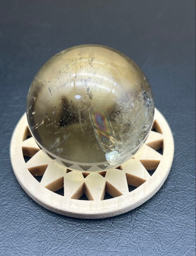 エンジェルラダー シトリン ブルーラダー スフィア パワーストーン　置物