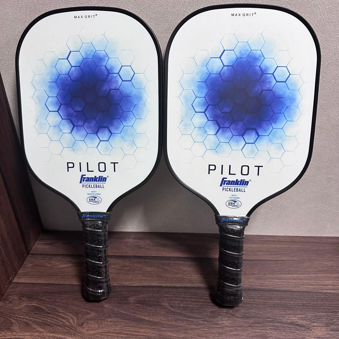２本セットピックルボールパドル フランクリン パイロットブルー52771