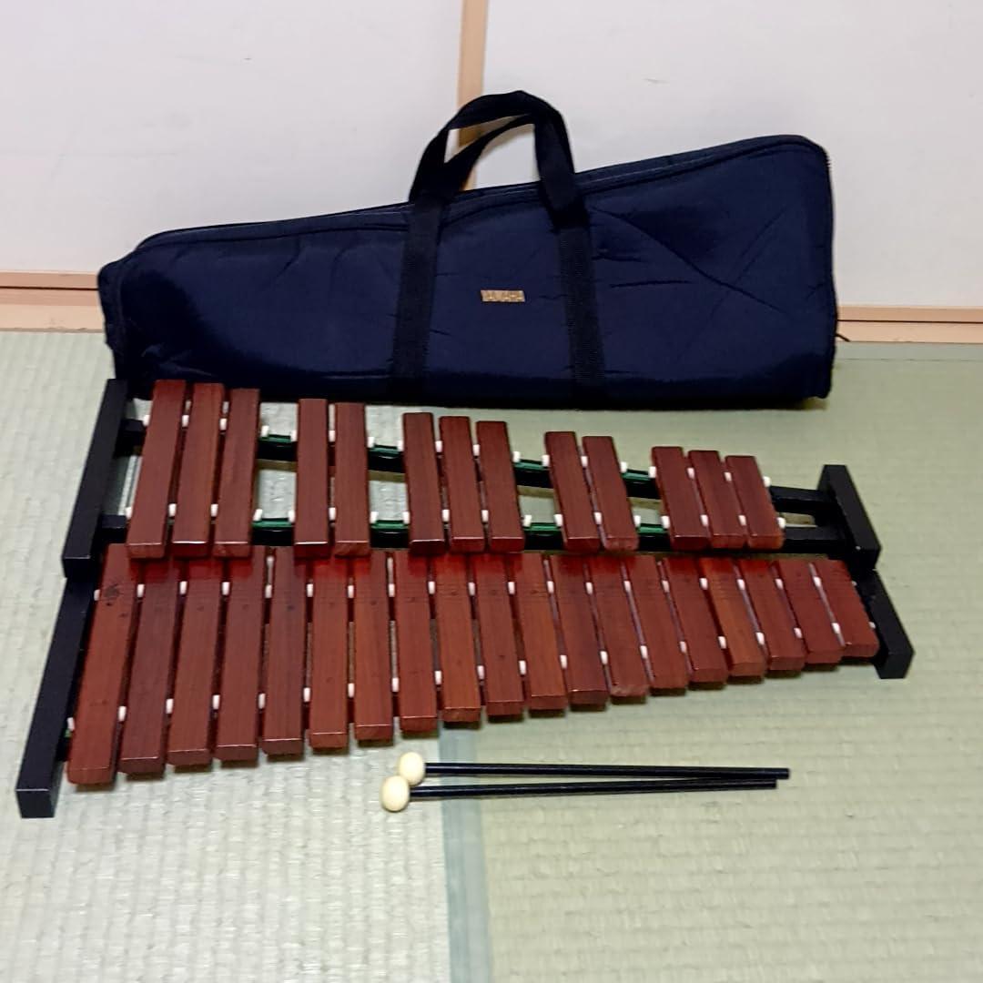 YAMAHA　卓上木琴 TX-6　32音 打楽器　廃盤品　収納ケース付き