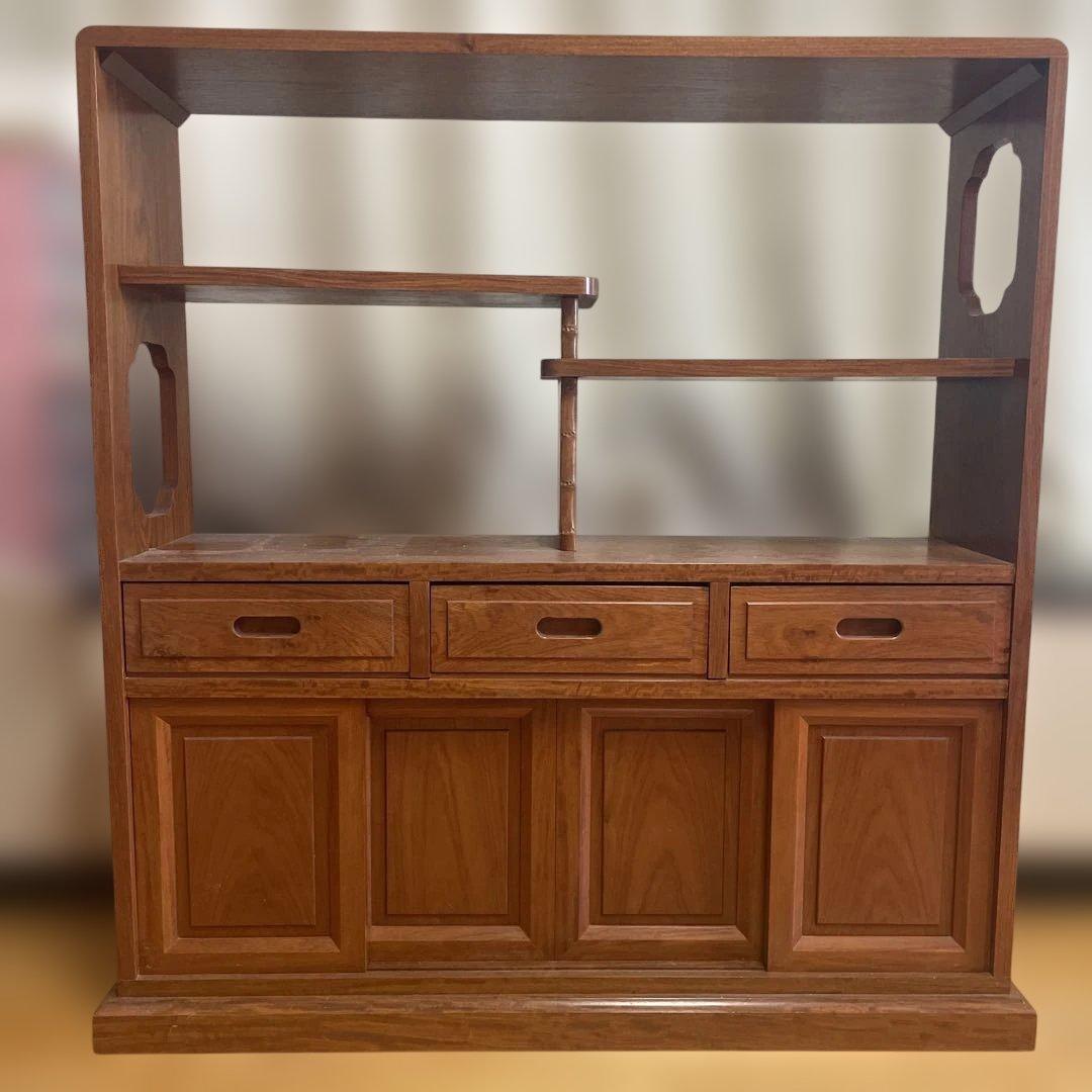 【値下げ❗️】茶棚　民芸調　飾り棚