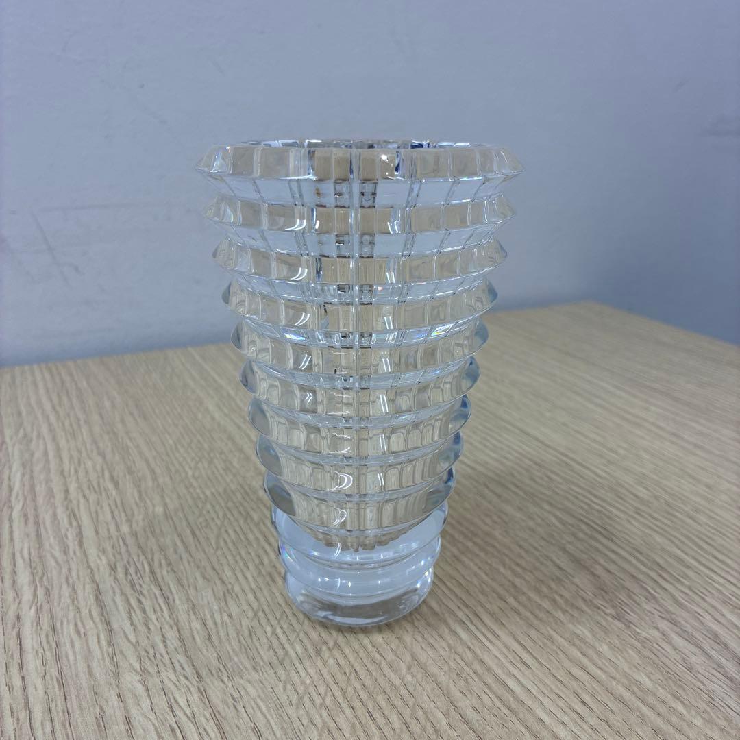 バカラアイベースS フラワーベース　花瓶　クリスタルガラス