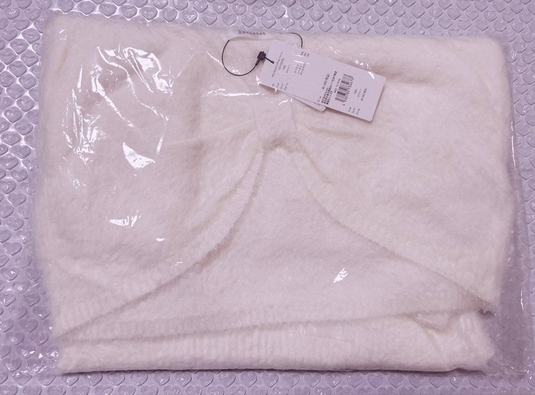 pium リボン×キャミフェザーニットセット