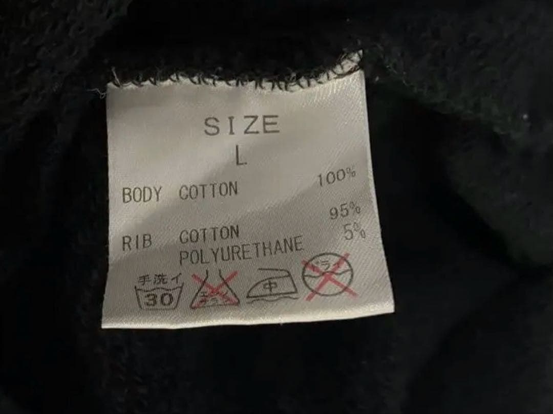 A&Gブラック パーカー　スカル　フローラル チェスト＆バック&アームプリント